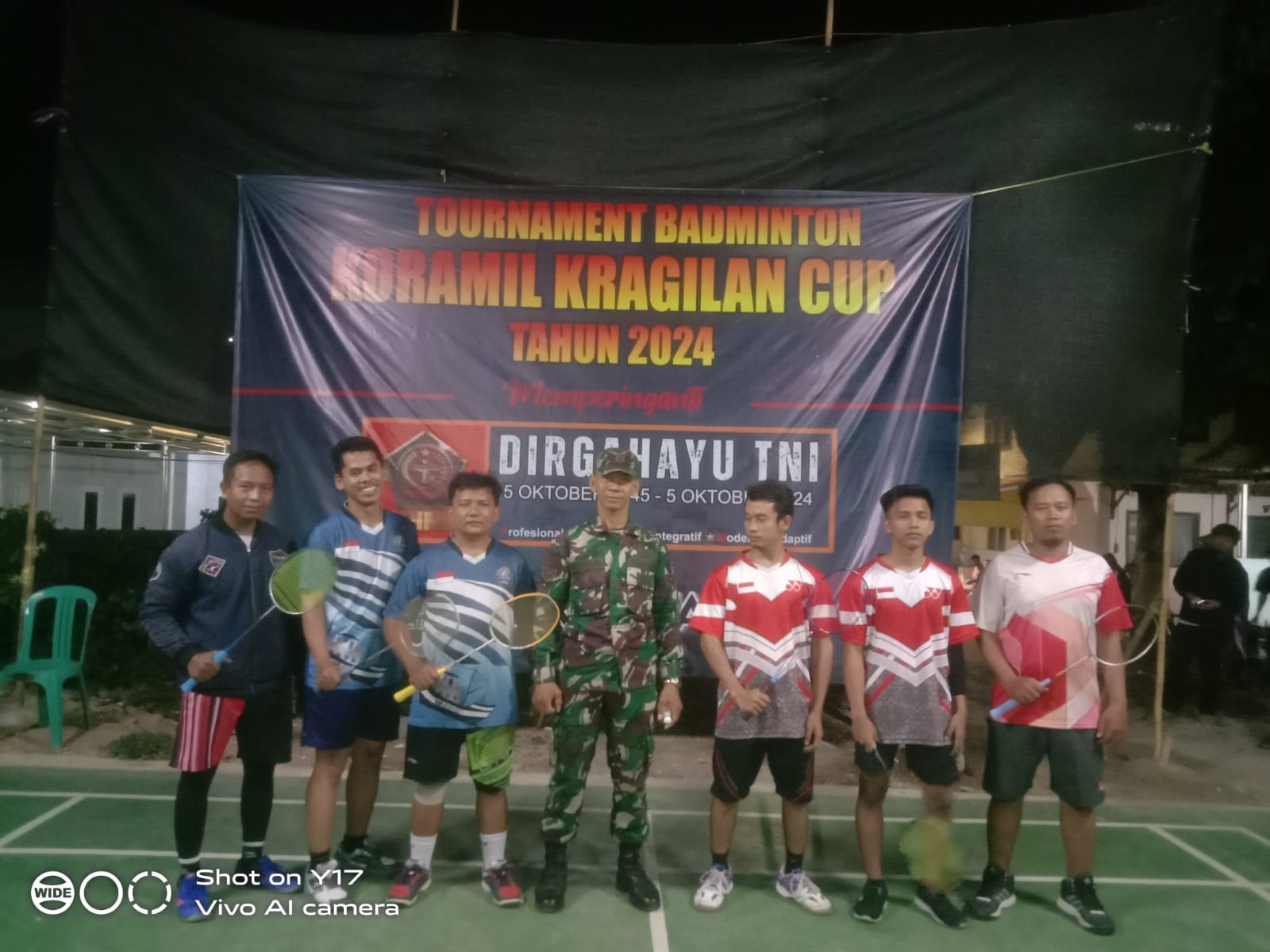 Koramil 0602-18/Kragilan mengadakan turnamen badminton yang bertajuk “Koramil…