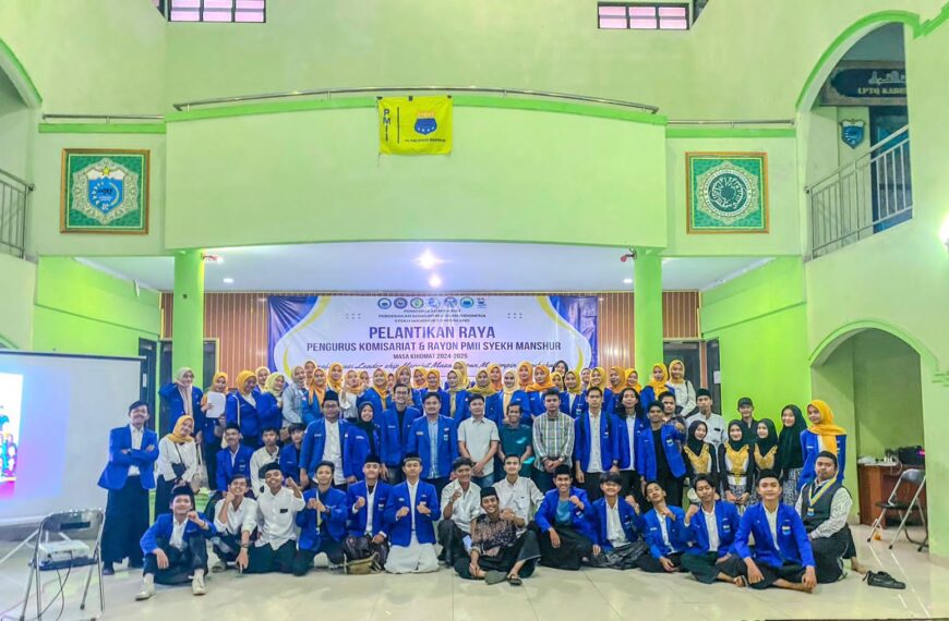 Pelantikan Pengurus Komisariat dan Rayon PMII Syekh…
