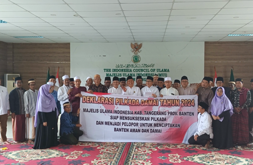 MUI Kabupaten Tangerang Deklarasikan Pilkada Damai 2024