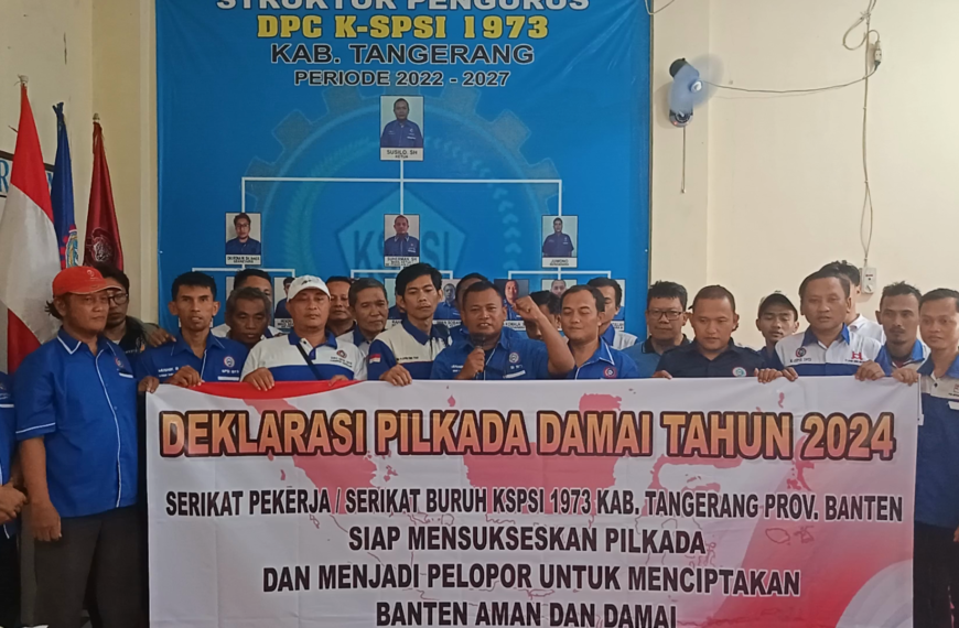 KSPSI 1973 Nyatakan Dukungan untuk Pilkada Damai…