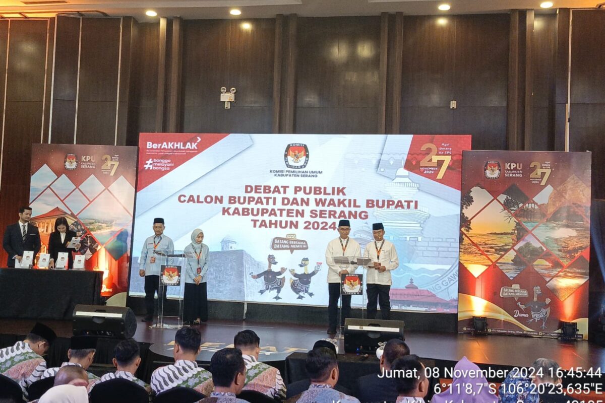 Debat Publik Pertama Pilkada Serang 2024: Pasangan&hellip;