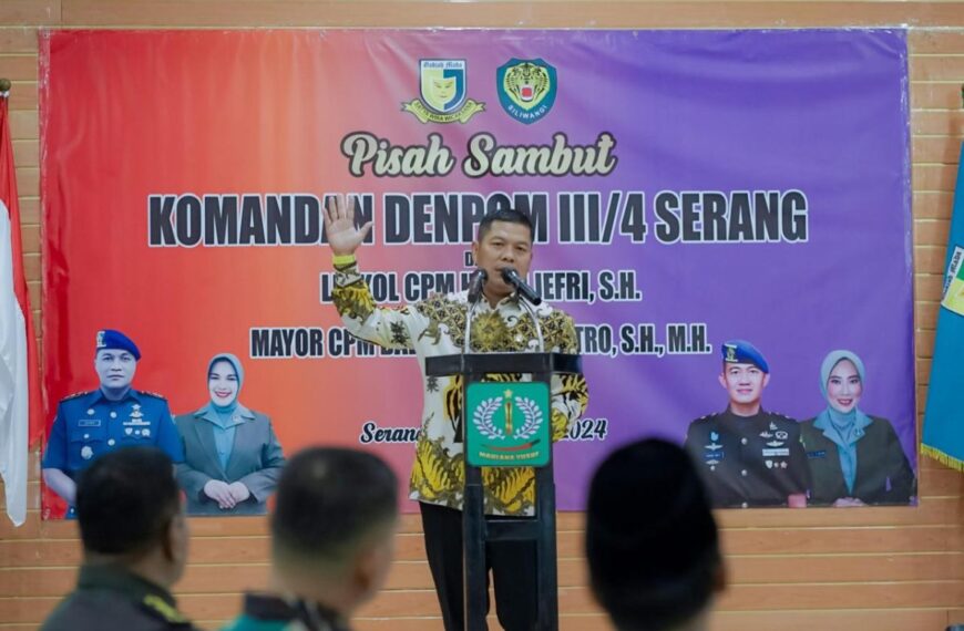 Ketua DPRD Banten Hadiri Acara Lepas Sambut…