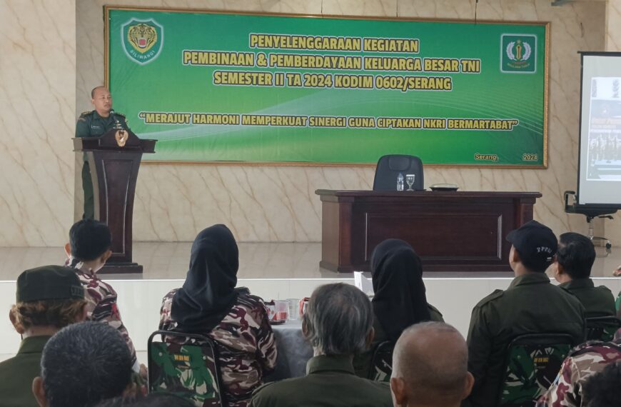 Kodim 0602/Serang Gelar Kegiatan Pembinaan Dan Pemberdayaan&hellip;