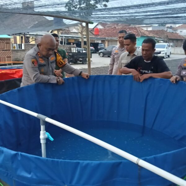 Kapolres Serang Cek Ketahanan Pangan Budidaya Ikan…