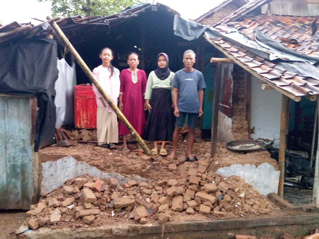 Rumah Roboh Akibat Curah Hujan Tinggi, Dul Halim…