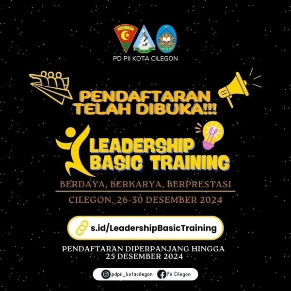 PII Kota Cilegon Siap Gelar Leadership Basic Training…