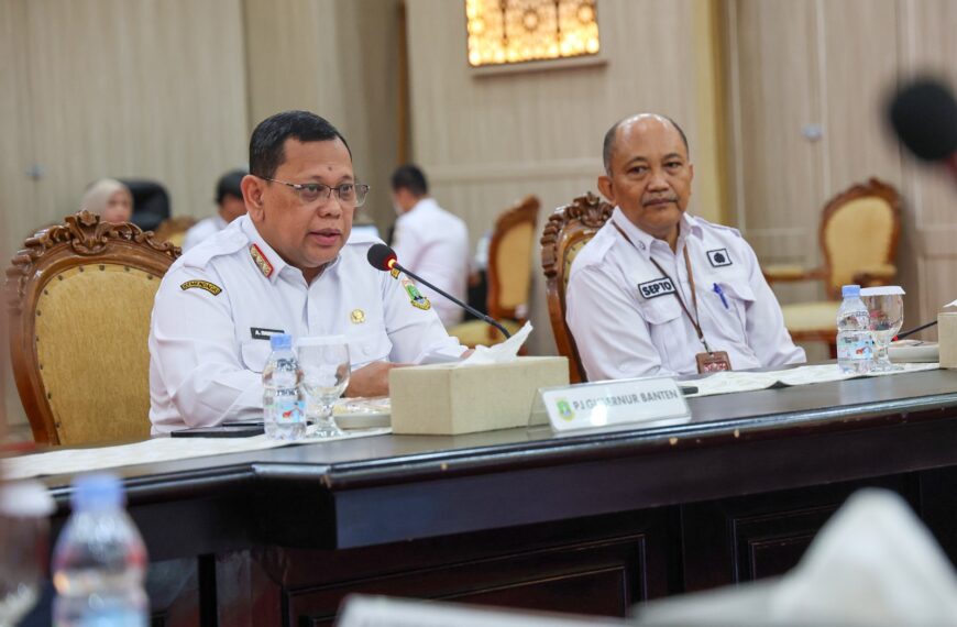 Pj Gubernur Banten A Damenta Pimpin Rakor…