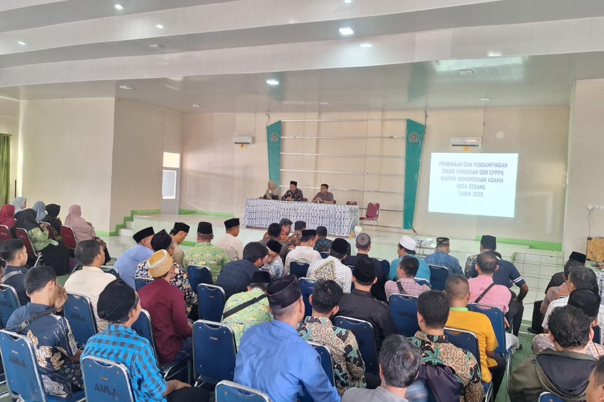 105 Pegawai Kemenag Kota Serang Lolos CPPPK…