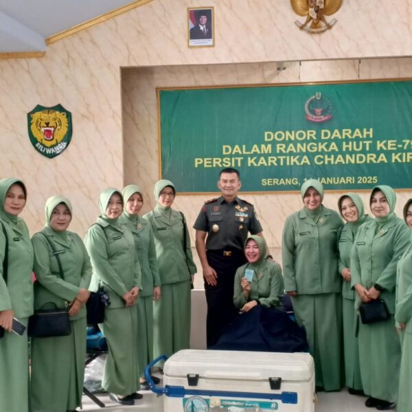 Kodim 0602/Serang Gelar Bakti Sosial Donor Darah…