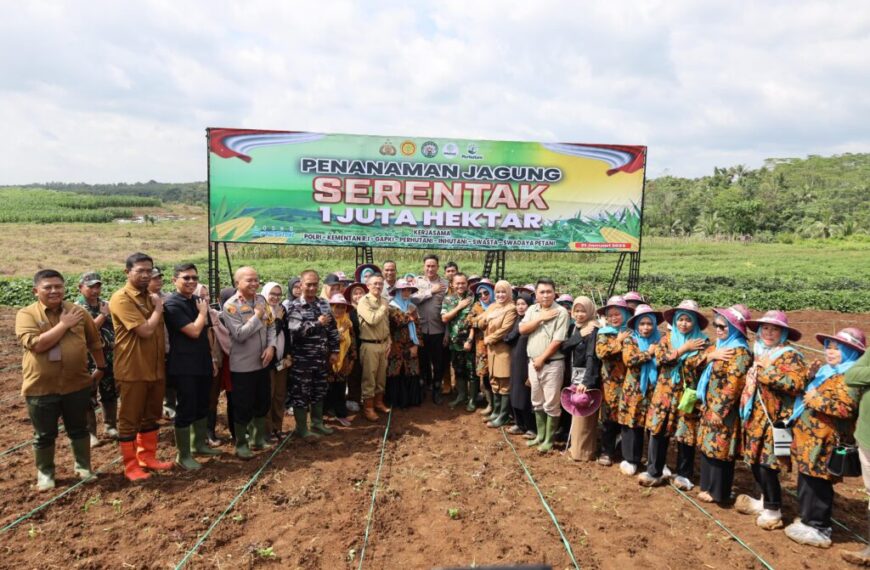 Polda Banten Tanam Jagung Serentak…