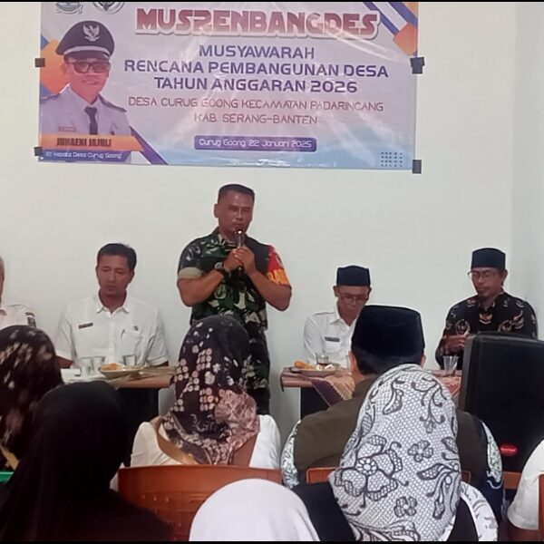 Desa Curug Goong Gelar Musrenbangdes 2026 dan Resmikan…