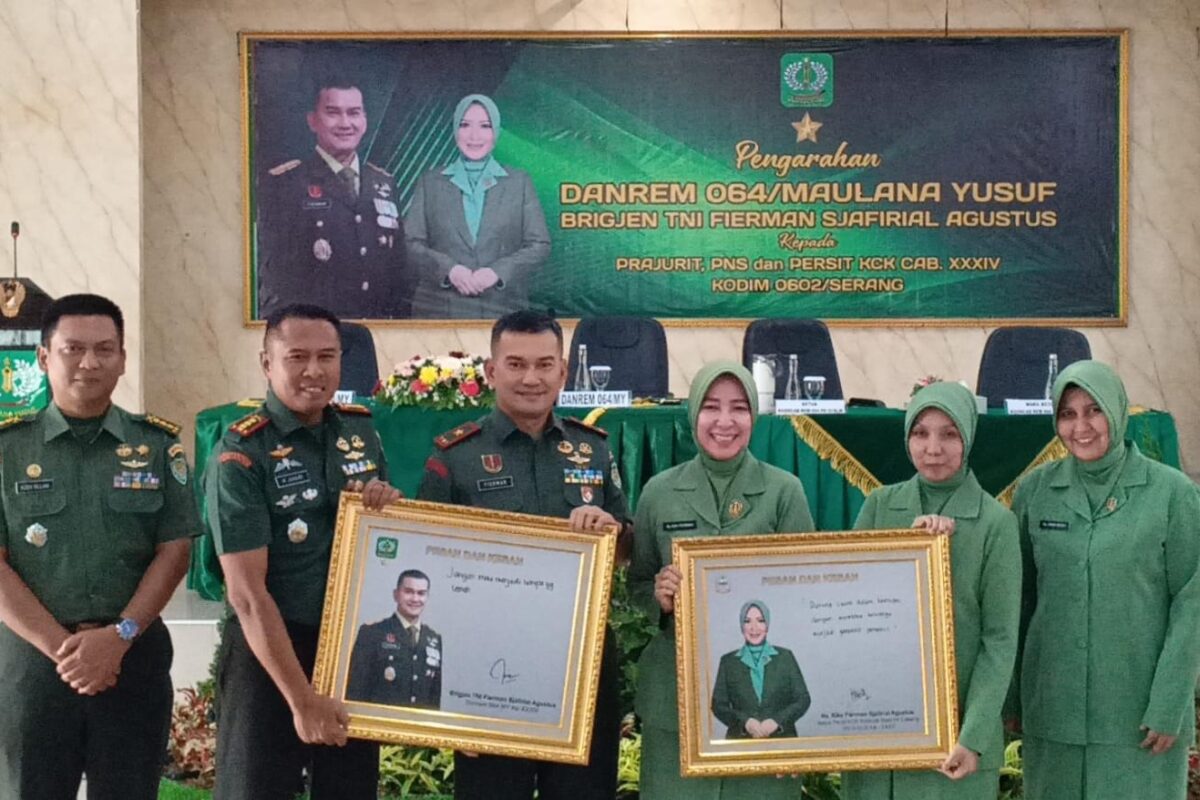 Dandim 0602/Serang : Arahan Danrem 064/MY Tingkatkan…