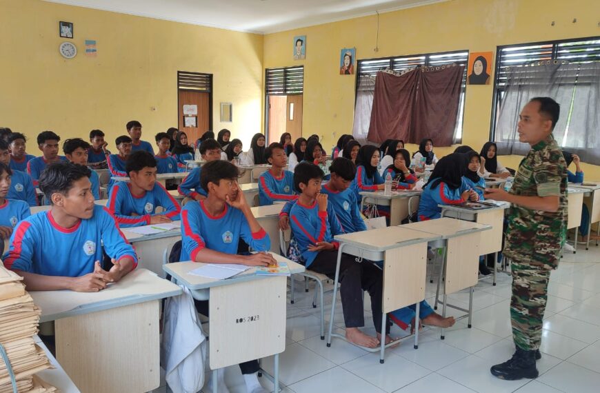 Dorong Generasi Muda, Babinsa Koramil…