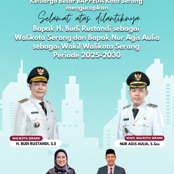 Keluarga Besar BAPPEDA Kota Serang Mengucapkan Selamat Atas…
