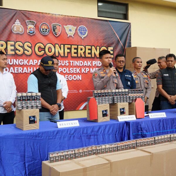 KSKP Merak Gagalkan Penyelundupan 1,8 Juta Batang Rokok…