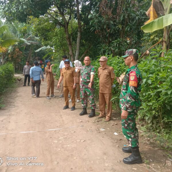 Kasdim 0602/Serang Didampingi Danramil 0602-18/Kragilan Tinjau Rencana Lokasi…