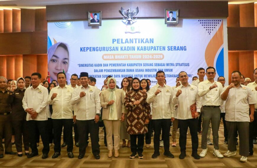 Pepengurusan Dilantik, Bupati Serang Dorong KADIN Fasilitasi&hellip;