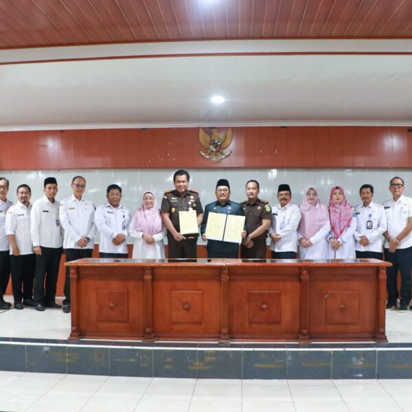 Kejari Serang-Pemkab Serang Teken PKS tentang Keadilan Restorative