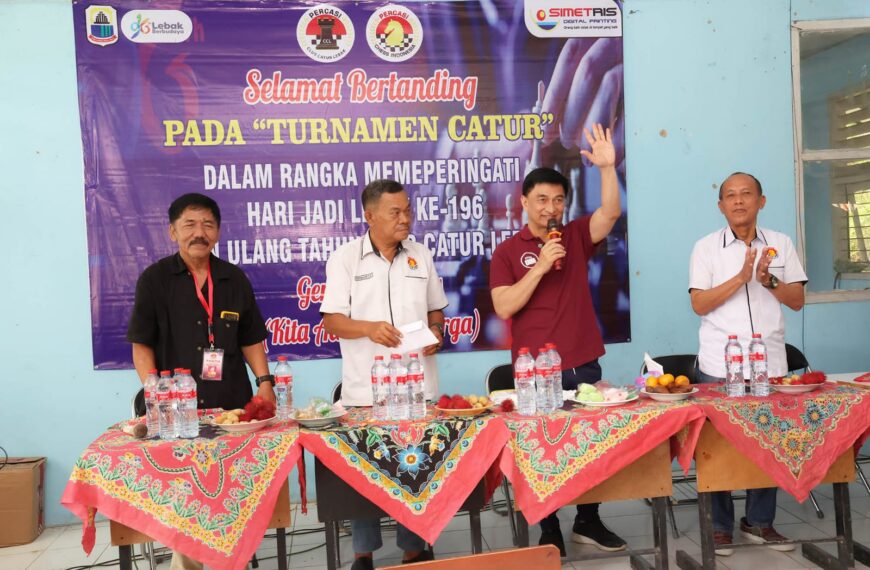 Buka Turnamen Catur, Wagub Banten…