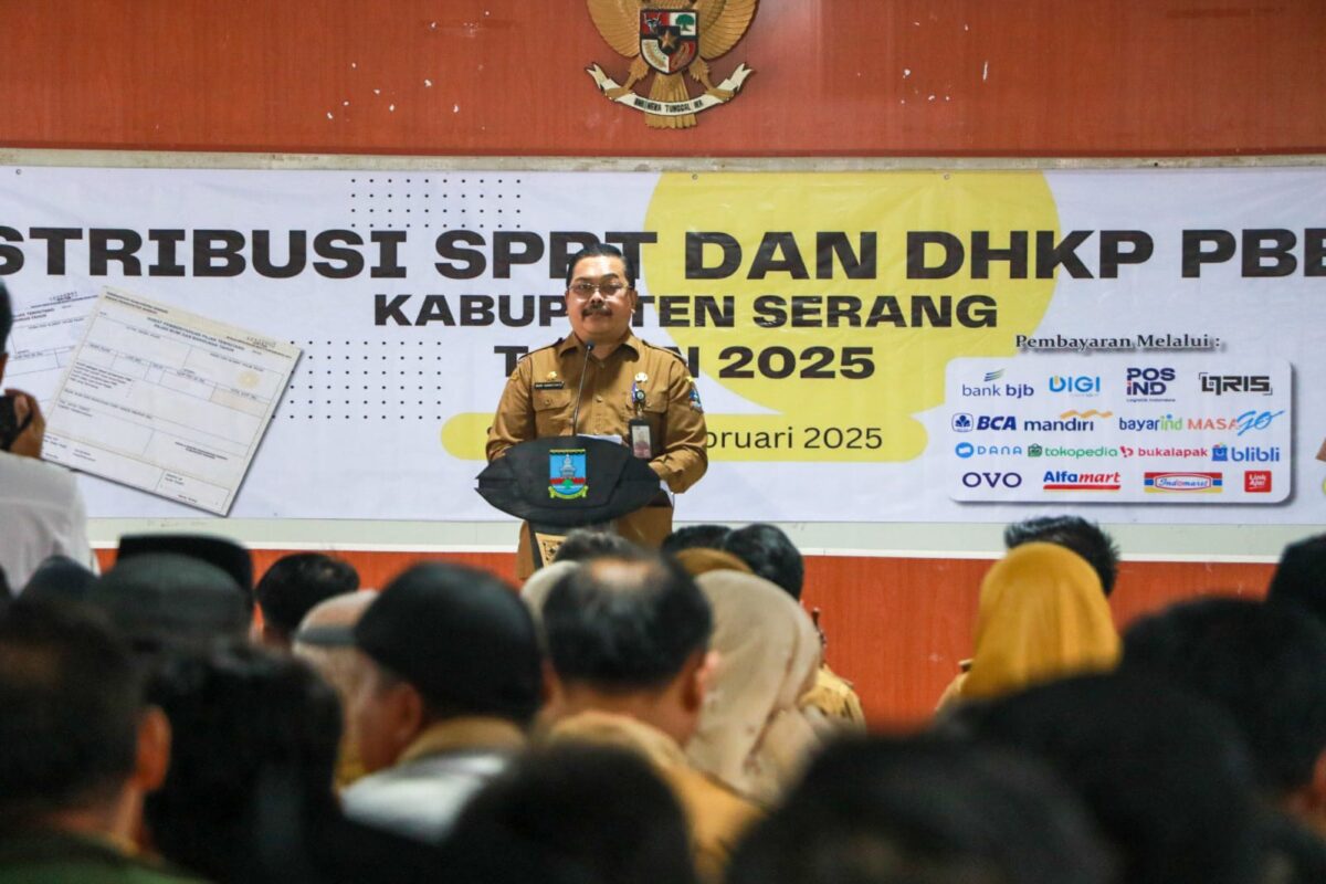Bapenda Kabupaten Serang Serahkan SPPT PBB-P2 dan…