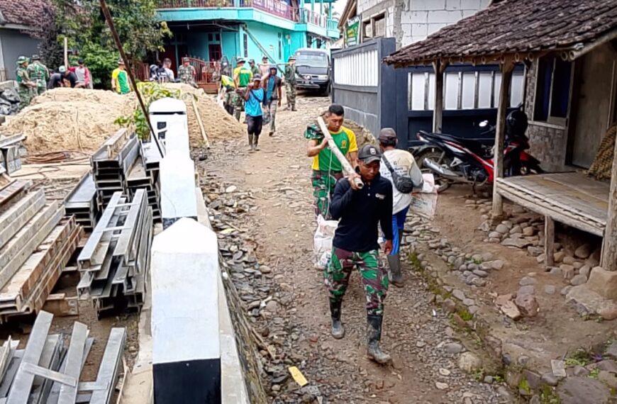 Gotong Royong, Satgas TMMD ke-123&hellip;