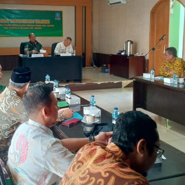 Kodim 0602/Serang Gelar Rakor Persiapan TMMD Ke-124 Tahun&hellip;