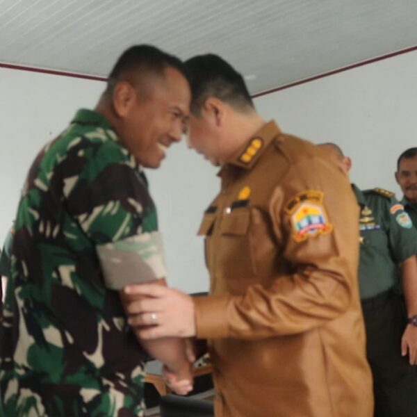 Dandim 0602/Serang Sambut Kunjungan Walikota Serang Budi Rustandi