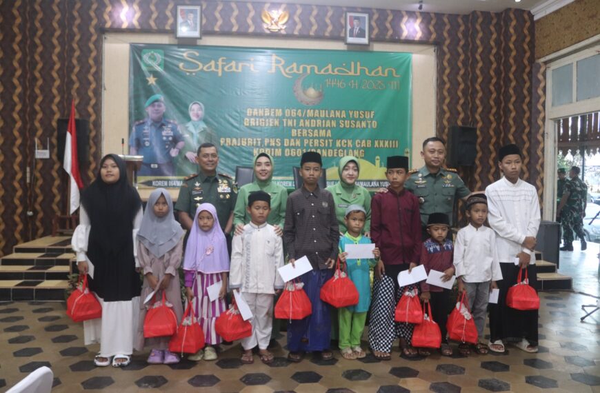 Danrem 064/Maulana Yusuf, Lakukan Safari…