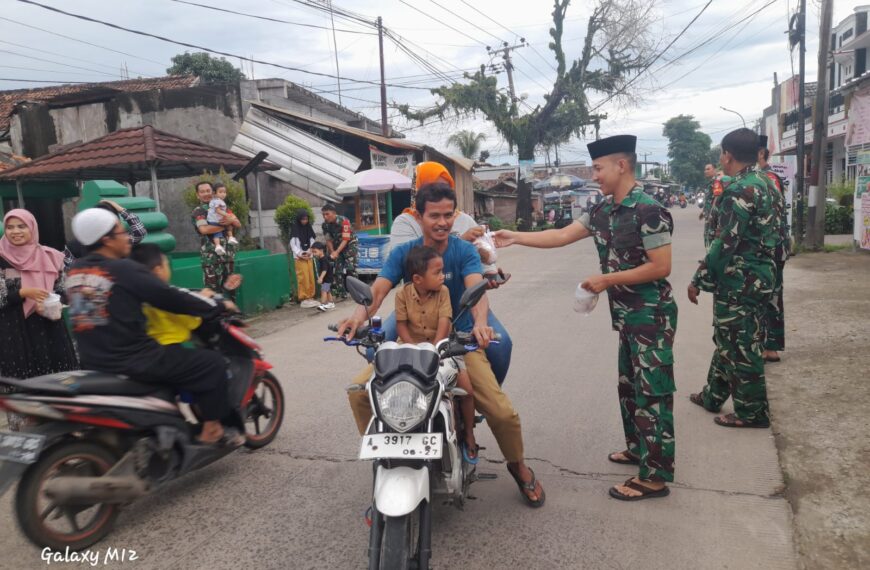 Koramil 0602-09/Cikeusal Berbagi Kebahagiaan dengan&hellip;
