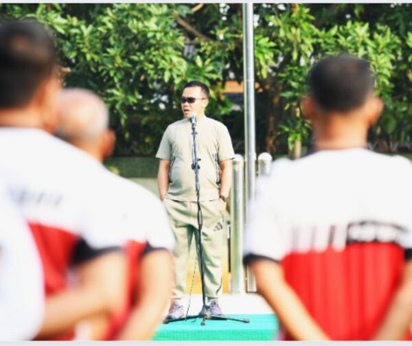 Komandan Pusterad Pimpin Apel Kembali Cuti Lebaran