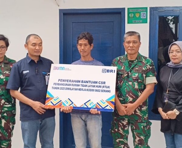 BRI Peduli, Melalui Kodim 0602/Serang Rumah Romani Telah…