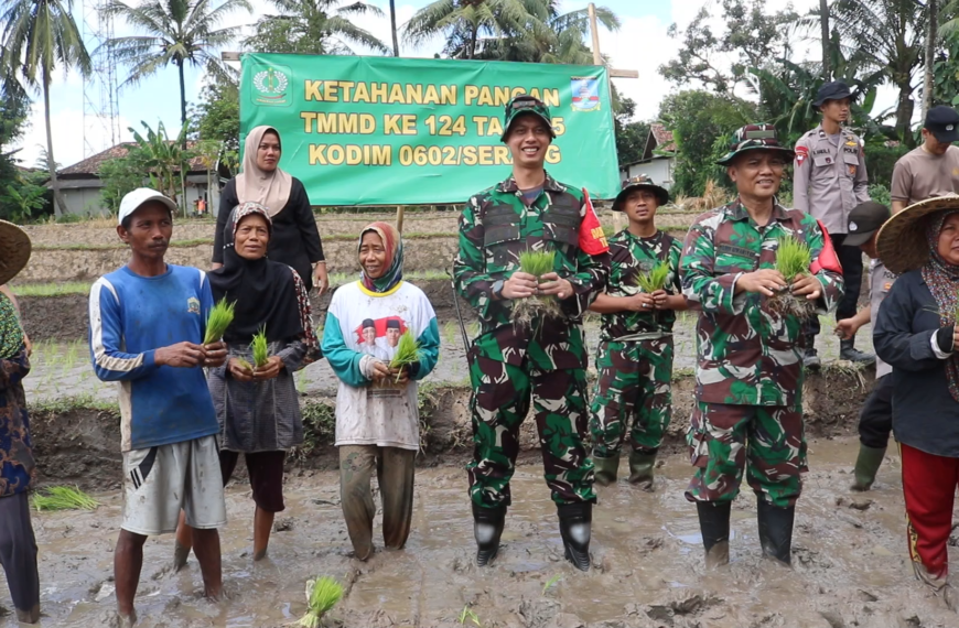 Dansatgas TMMD ke-124 Kodim 0602/Serang…