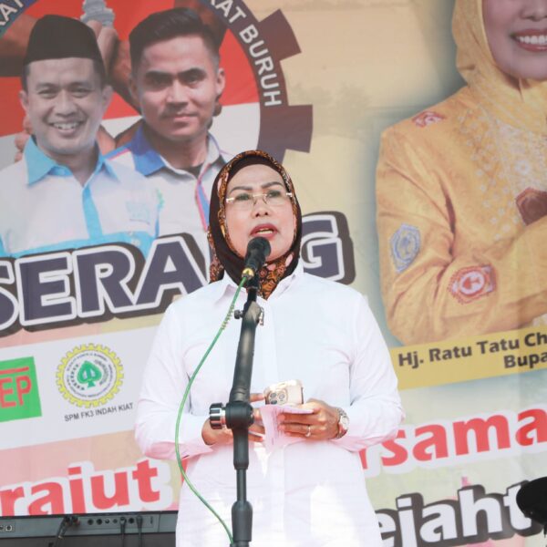 Mayday 2025, Bupati Serang Ingatkan Jaga Komunikasi Buruh,…