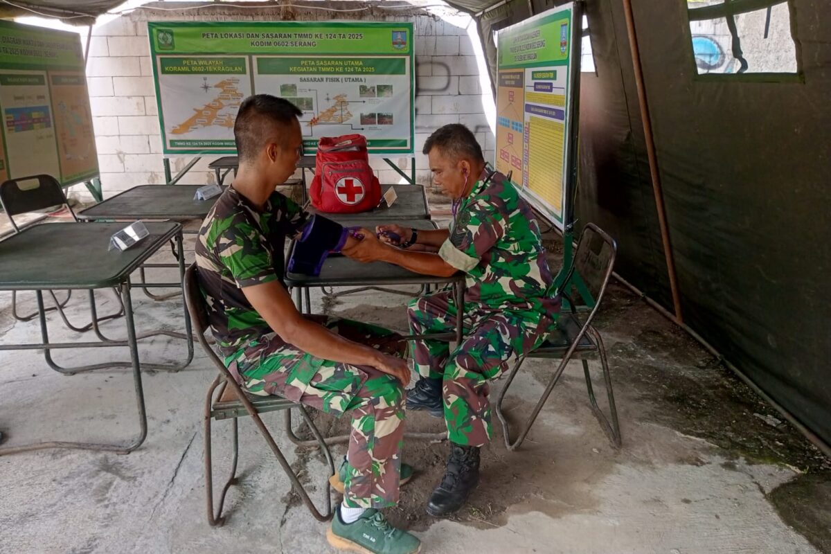 Rutin Anggota Kesehatan Satgas TMMD Ke 124…