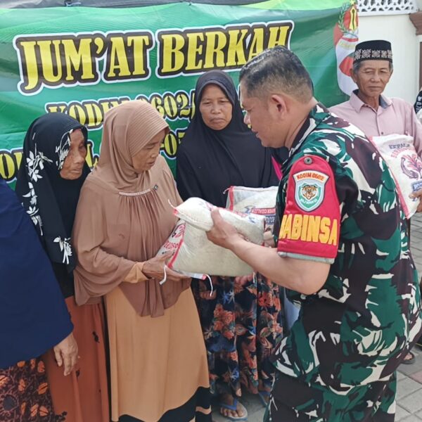 Koramil 0602-05/Cipocok Jaya Gelar Jumat Berkah: Salurkan 150&hellip;
