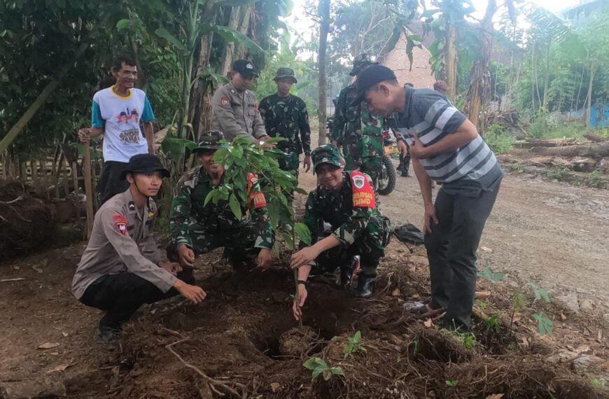Penanaman Pohon Jadi Program Dansatgas…