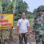 ‎Babinsa Koramil 0602-04/Taktakan Gelar Karya Bakti Bersihkan Sampah Organik 