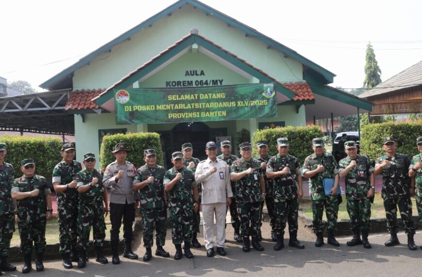 Komandan Kodim 0602/Serang Sambut Kunjungan…