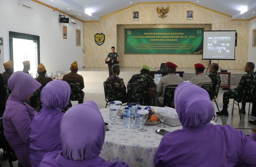 Kodim 0602/Serang Gelar Komsos Virtual…