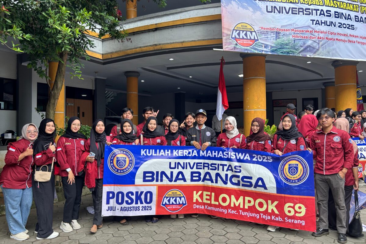 Pelepasan Kelompok KKM 69 Universitas Bina Bangsa…