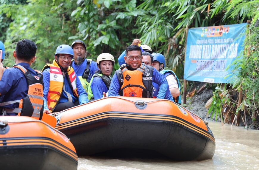 Arungi Sungai Cibanten, Gubernur Banten…