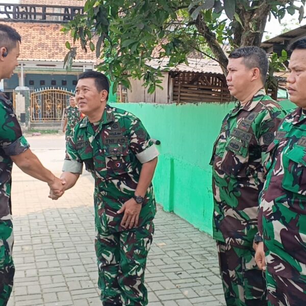 Danramil 0602-17/Carenang Sambut Kunjungan Kerja Dandim 0602/Serang,…