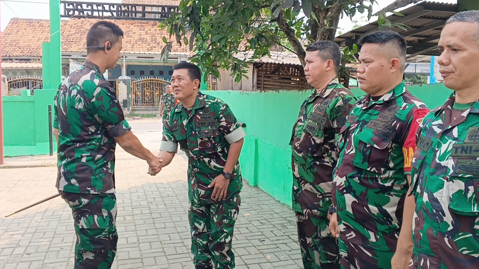 Danramil 0602-17/Carenang Sambut Kunjungan Kerja Dandim 0602/Serang, Apresiasi…