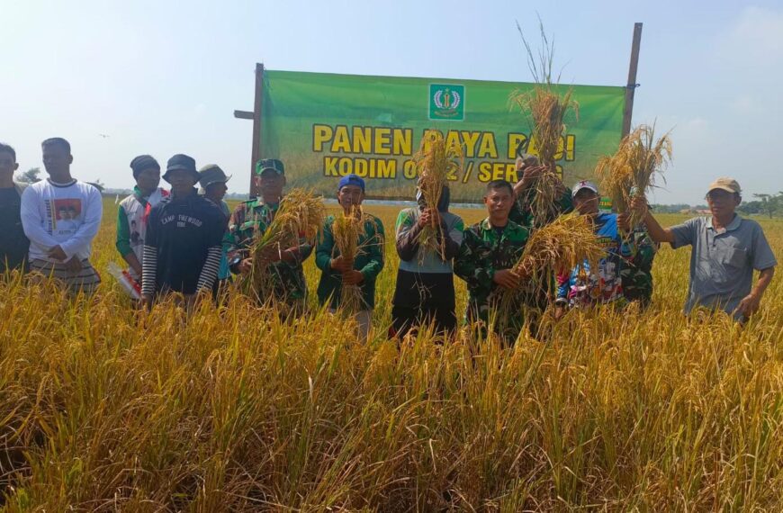 Danramil 0602-10/Pontang Bersama Gapoktan Ratu…
