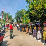 Dua Anggota Koramil 0111/Pagelaran Kodim 0601/Pandeglang, Jadi Juri Lomba Gerak Jalan HUT ke-80 RI di Patia