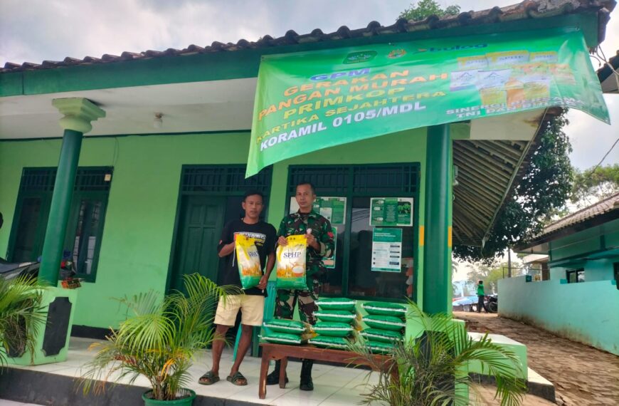 Koramil 0105/Mandalawangi Kodim 0601/Pandeglang Gelar Gerakan Pangan…