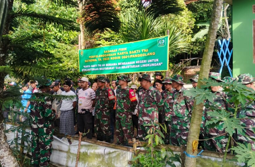 Kodim 0601/Pandeglang Gelar Program Karya…