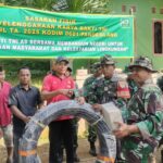 Anggota Kodim 0601/Pandeglang Bersama Warga Wujudkan Pipanisasi dan Bak Air Bersih untuk Masyarakat