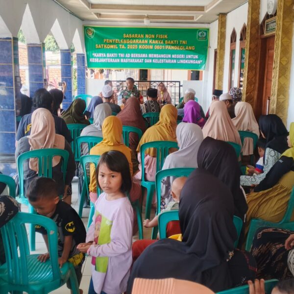 Kodim 0601/Pandeglang Gandeng Dinas Lingkungan Hidup Berikan…