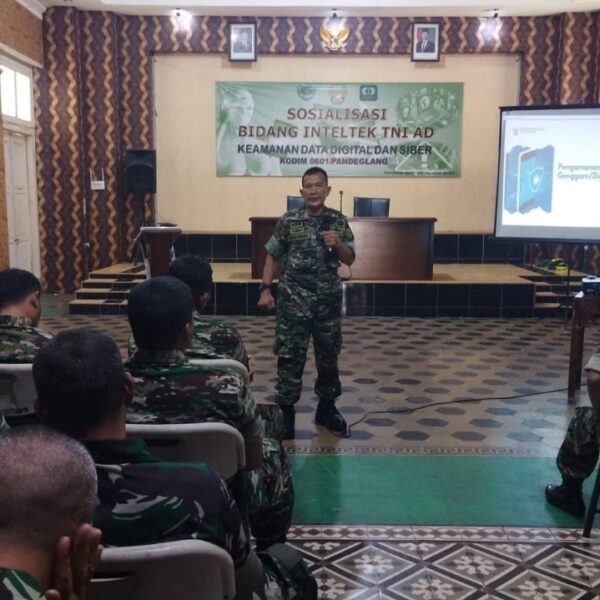 Kodim 0601/Pandeglang Gelar Sosialisasi Keamanan Data Digital…